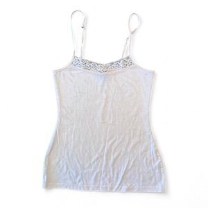 Vintage rue 21 Pink lace cami tank top with adjustable straps size S‎